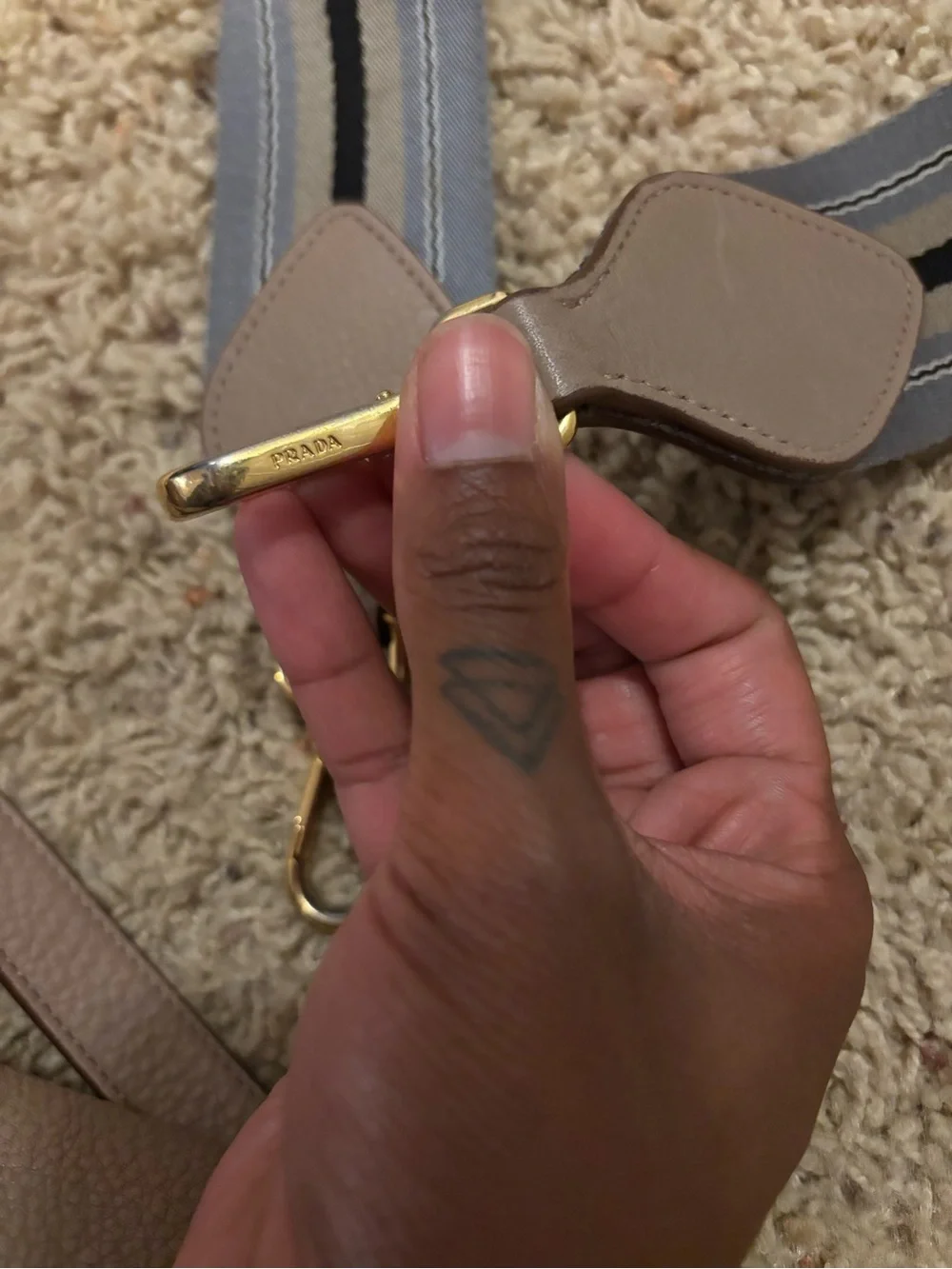 Prada leather crossbody